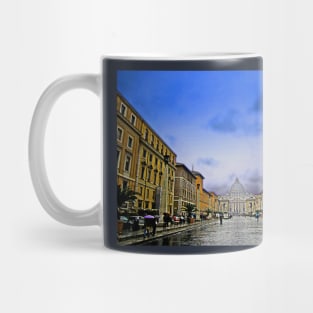 Road to Saint Peter, Vatican Mug